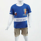 Boys Half Sleeves Suit - Blue, Boys Sets & Suits, Chase Value, Chase Value