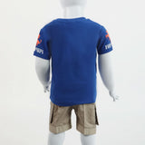 Boys Half Sleeves Suit - Blue, Boys Sets & Suits, Chase Value, Chase Value