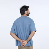 Eminent Men's Half Sleeves Round Neck T-Shirt - Ash Blue, Men's T-Shirts & Polos, Eminent, Chase Value