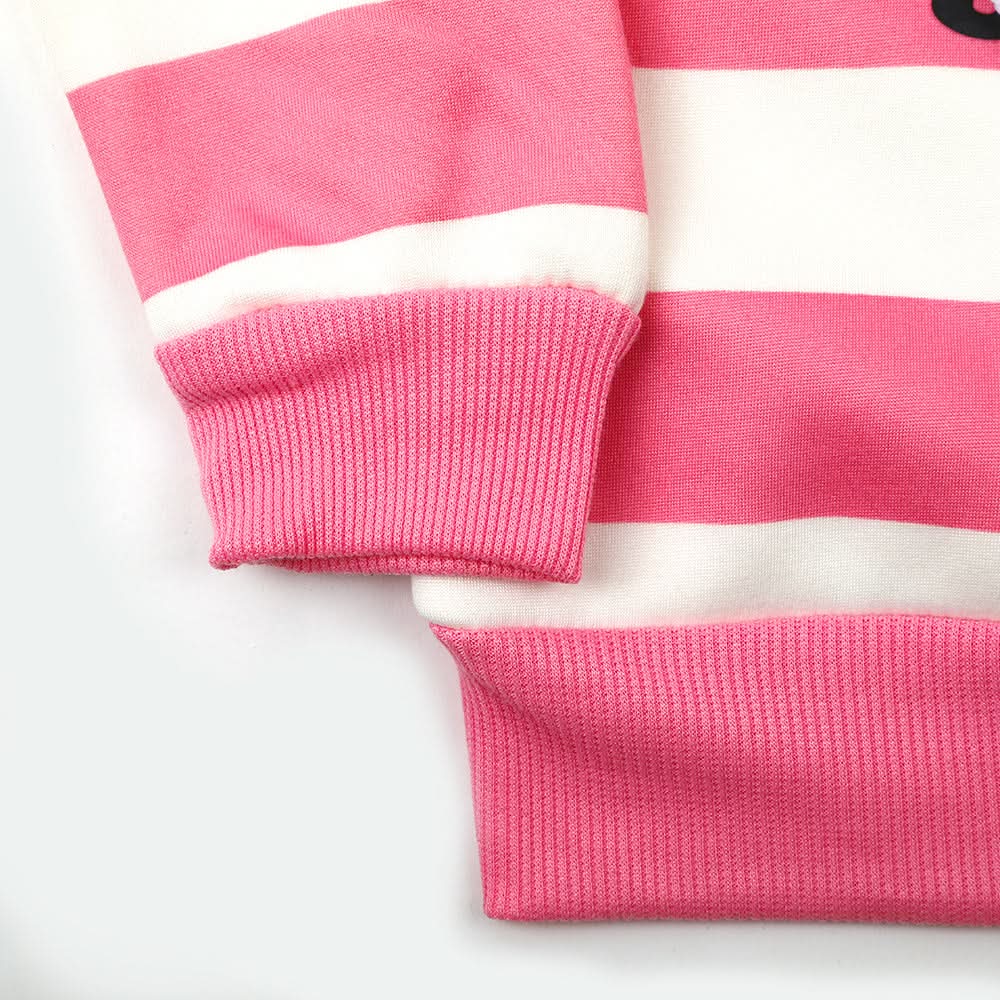 Girls Full Sleeves Hoodie T-Shirt - Pink, Girls Hoodies & Sweat Shirts, Chase Value, Chase Value