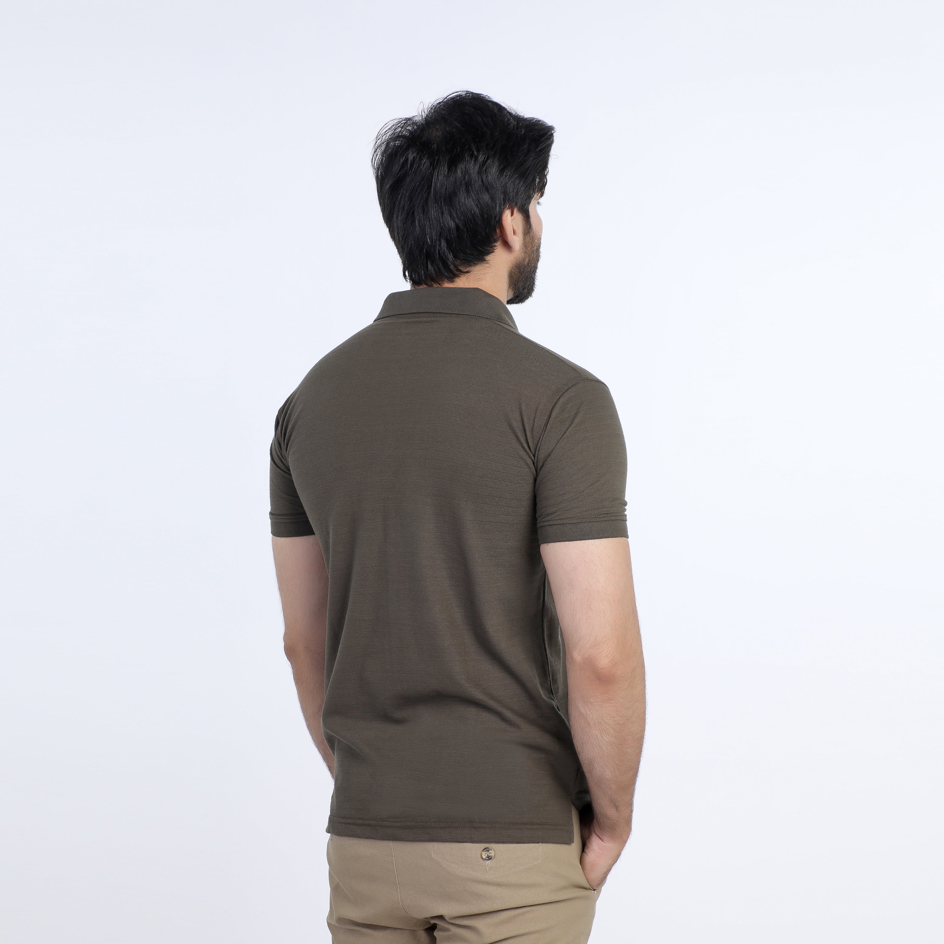 Eminent Men's Half Sleeves Polo Front Open Shirt - Olive, Men's Shirts, Eminent, Chase Value