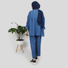 Women's Western Co-Ord Set - Royal Blue