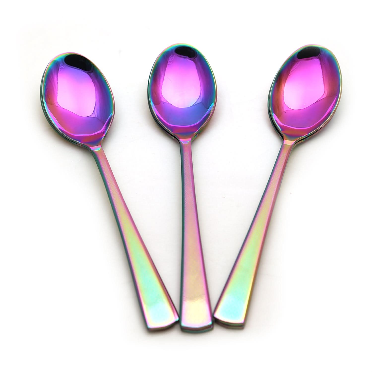 Tea Spoon 6Pc Multi Laser - Multi Color, Serving & Dining, Chase Value, Chase Value