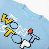 Boys Half Sleeves T-Shirt - Sky Blue, Boys T-Shirts, Chase Value, Chase Value