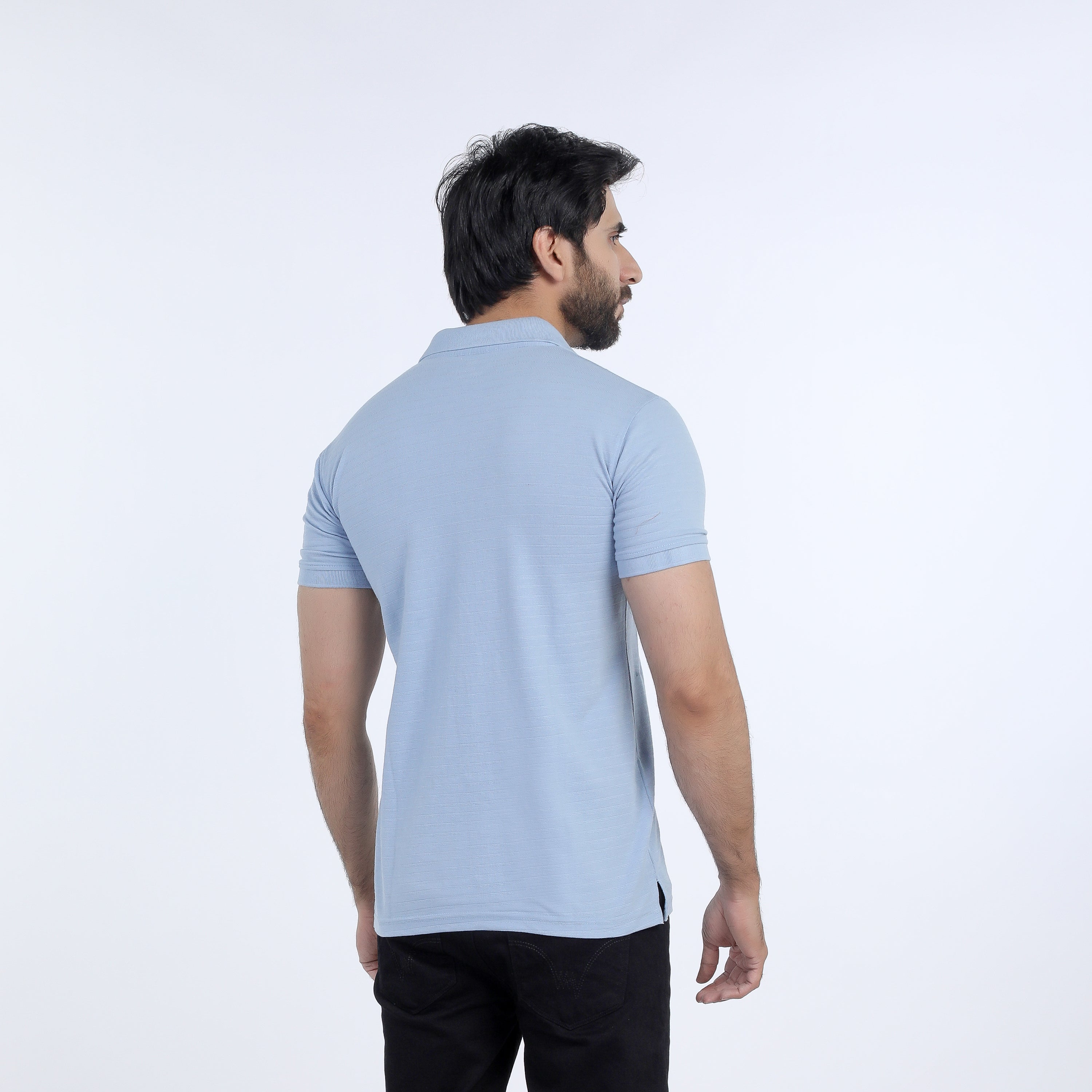 Eminent Men's Half Sleeves Polo Front Open Shirt - Sky Blue, Men's Shirts, Eminent, Chase Value