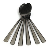 Tea Spoon 6Pc Black Laser - Black, Serving & Dining, Chase Value, Chase Value