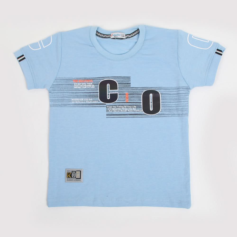 Boys T-Shirt - Sky Blue, Boys T-Shirts, Chase Value, Chase Value