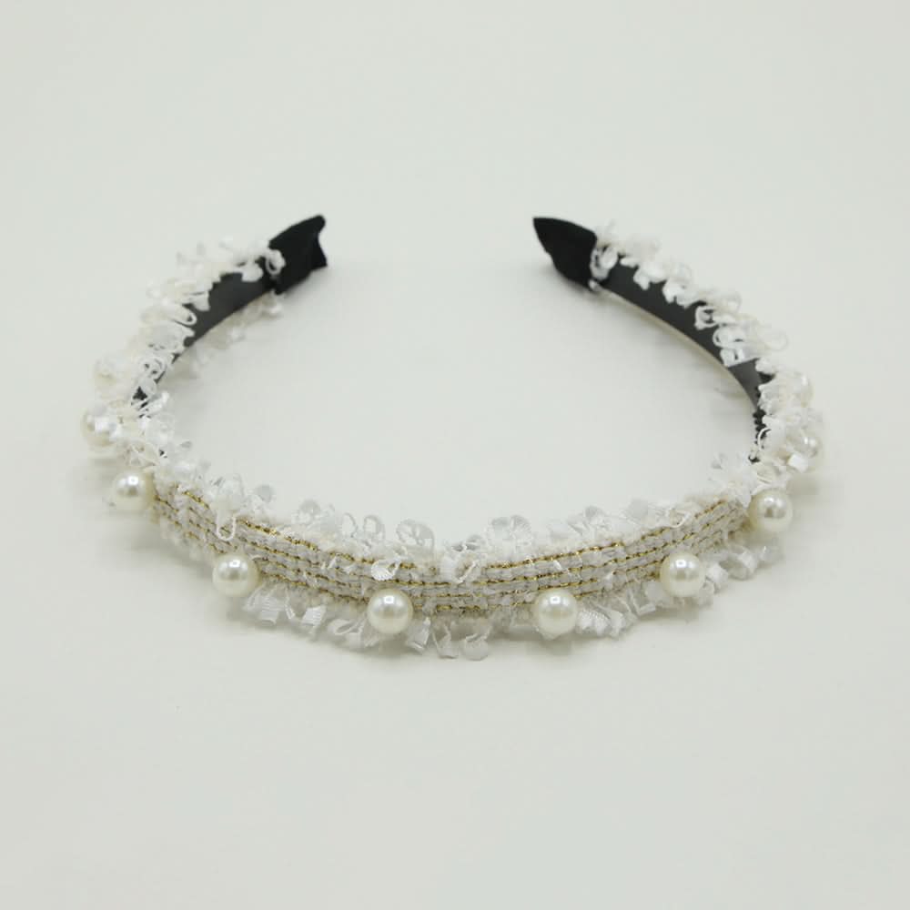 Women's Hair Band - White, Women Hair & Head Jewellery, Chase Value, Chase Value