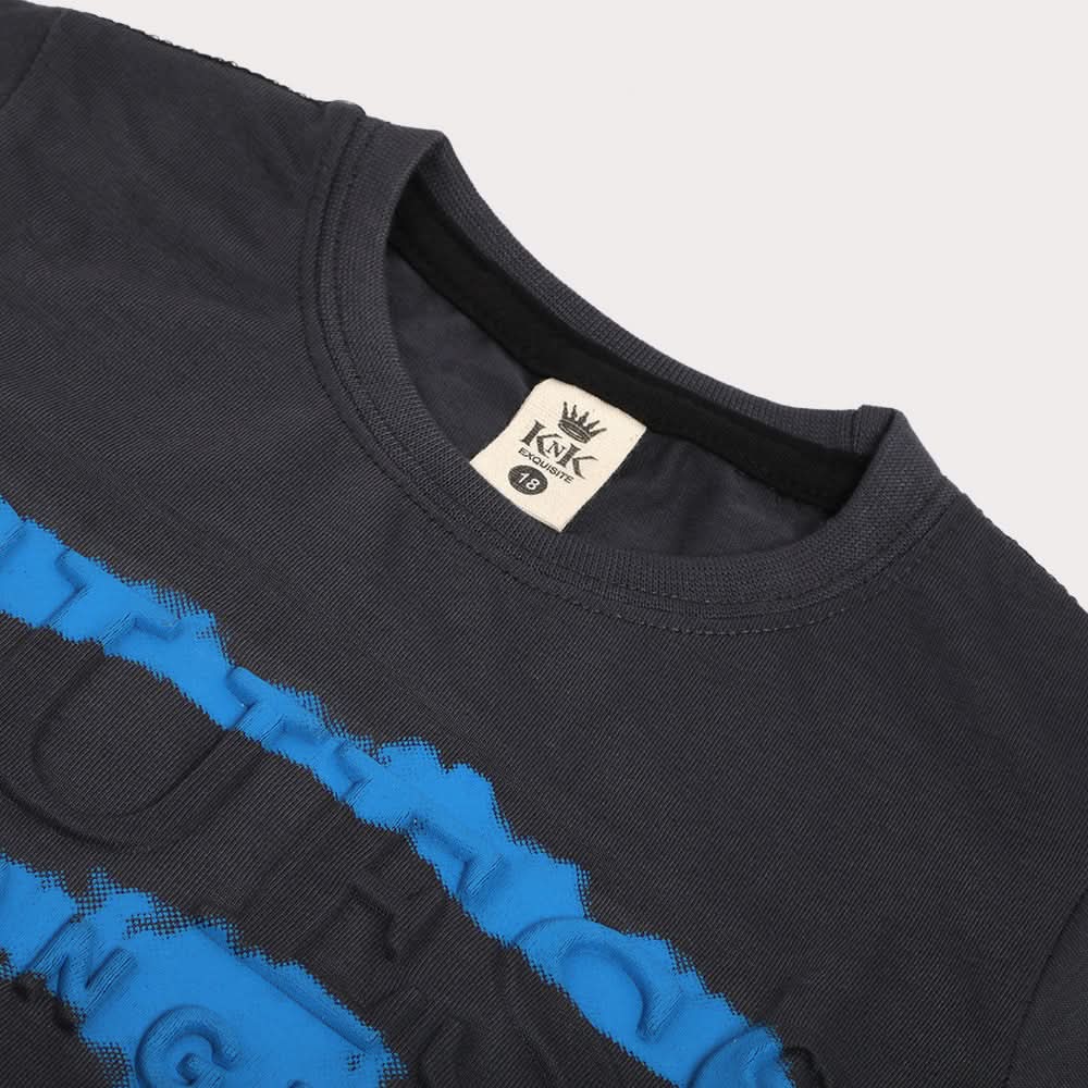 Boys Half Sleeves T-Shirt - Grey, Boys T-Shirts, Chase Value, Chase Value