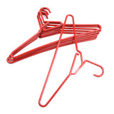 Cloth Hanger Pack of 6 - Red, Hanger, Chase Value, Chase Value