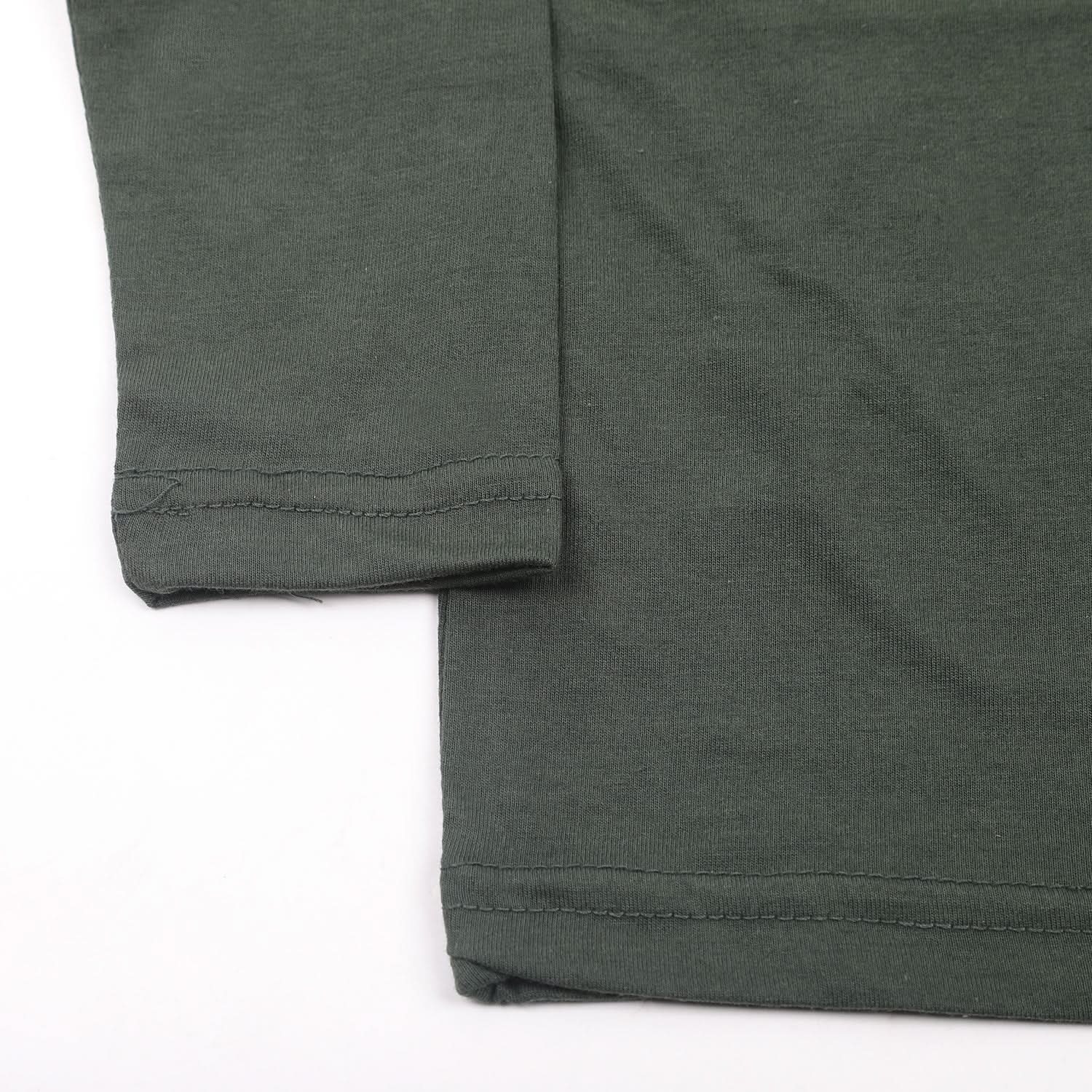 Boys Full Sleeves Polo T-Shirt - Dark Green, Boys T-Shirts, Chase Value, Chase Value