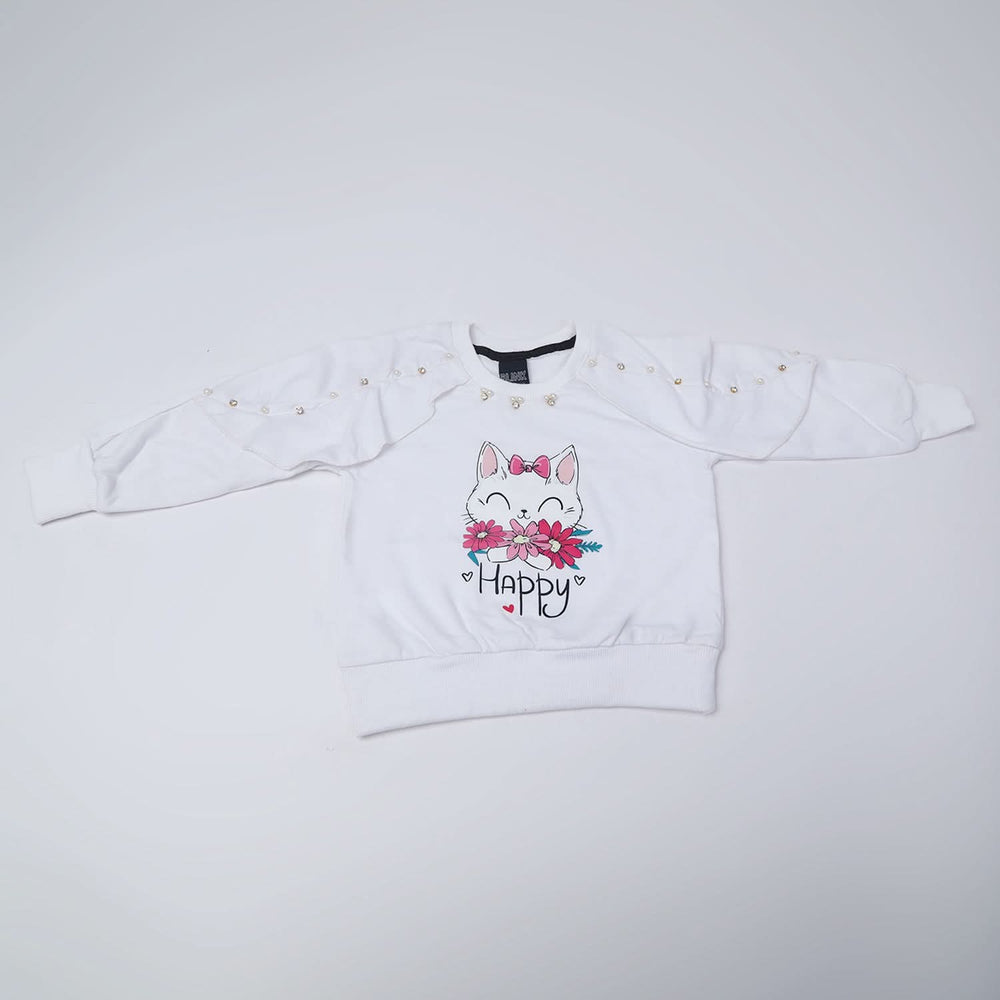 Girls T-Shirt  - White, Girls T-Shirts, Chase Value, Chase Value