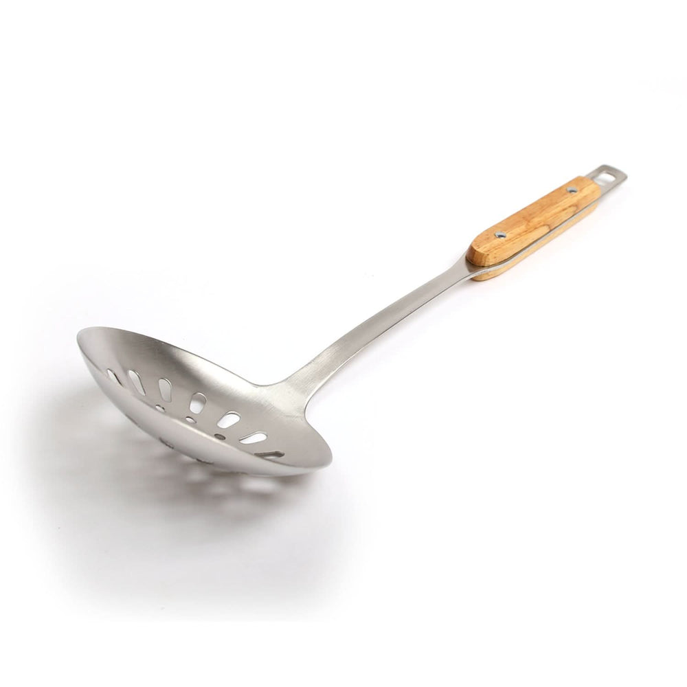 Stainless Steel Cooking Spoon Jhara - Silver, Serving & Dining, Chase Value, Chase Value