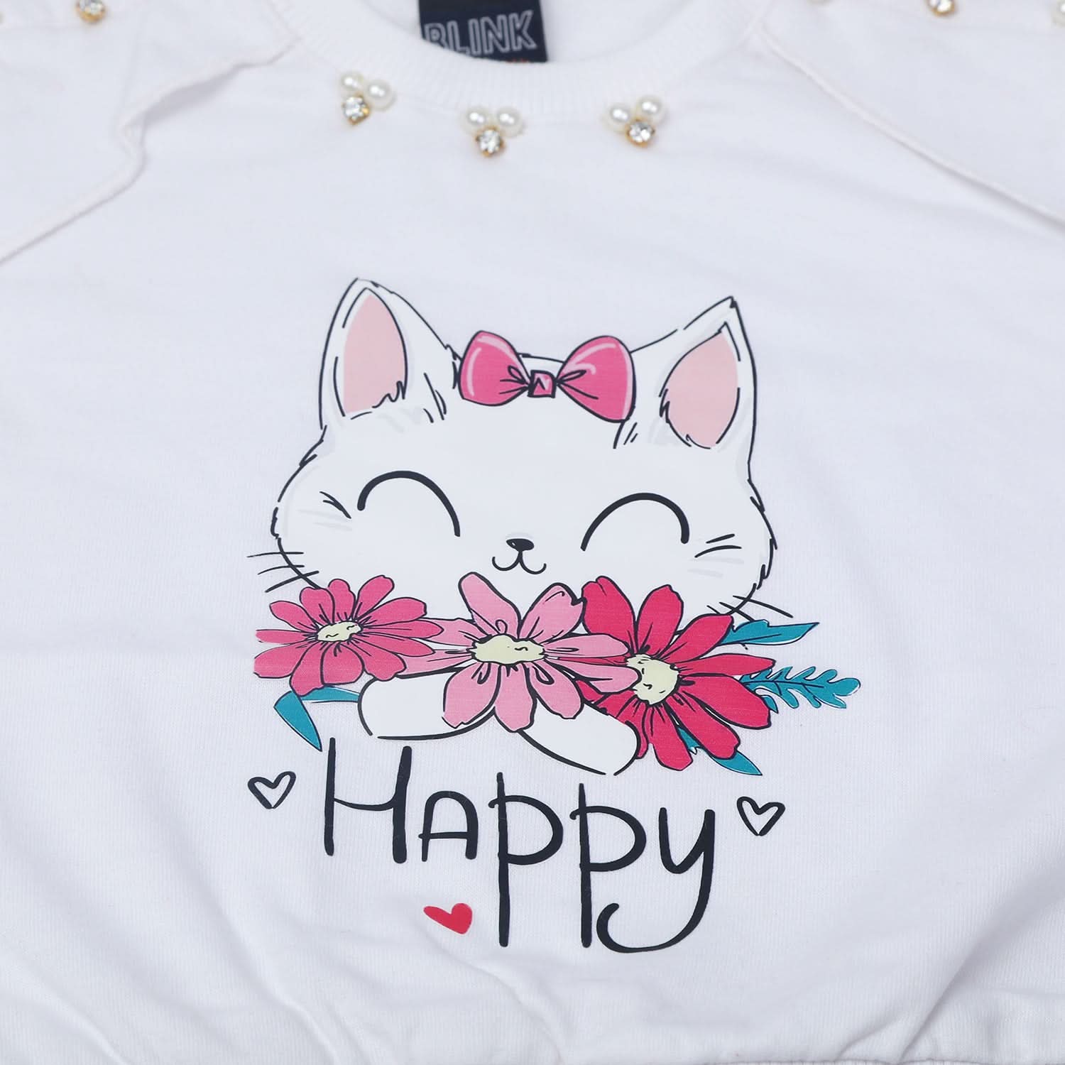 Girls T-Shirt  - White, Girls T-Shirts, Chase Value, Chase Value