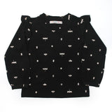 Girls Full Sleeves Sweat Shirt - Black, Girls Hoodies & Sweat Shirts, Chase Value, Chase Value
