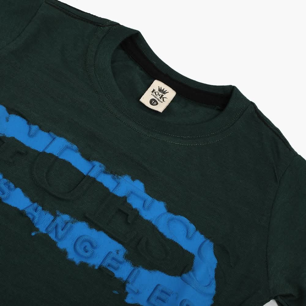 Boys Half Sleeves T-Shirt - Green, Boys T-Shirts, Chase Value, Chase Value
