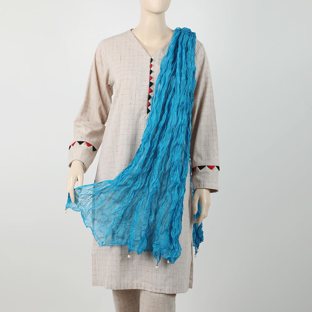 Women's Kurkure Dupatta - Blue, Women Dupatta, Chase Value, Chase Value