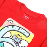 Newborn Boys Full Sleeves T-Shirt - Red, Newborn Boys Shirts & T-Shirts, Chase Value, Chase Value