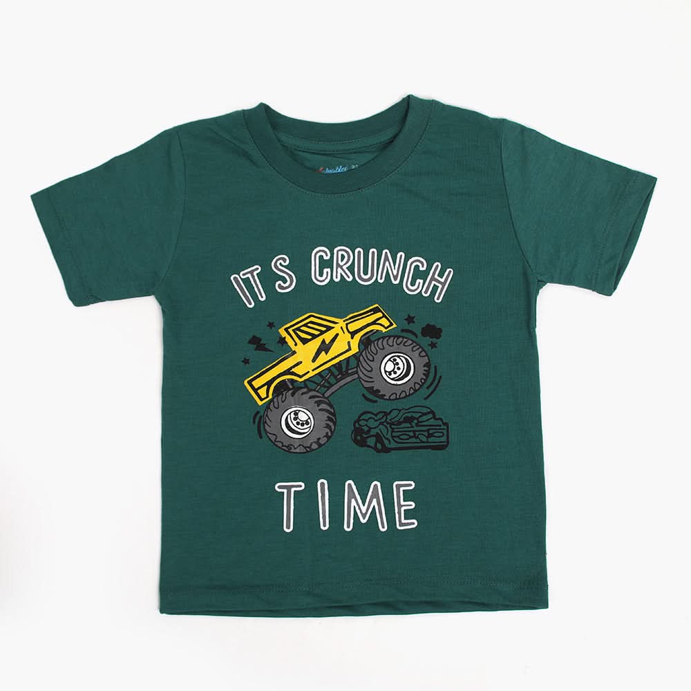 Boys Half Sleeves T-Shirt - Green, Boys T-Shirts, Chase Value, Chase Value