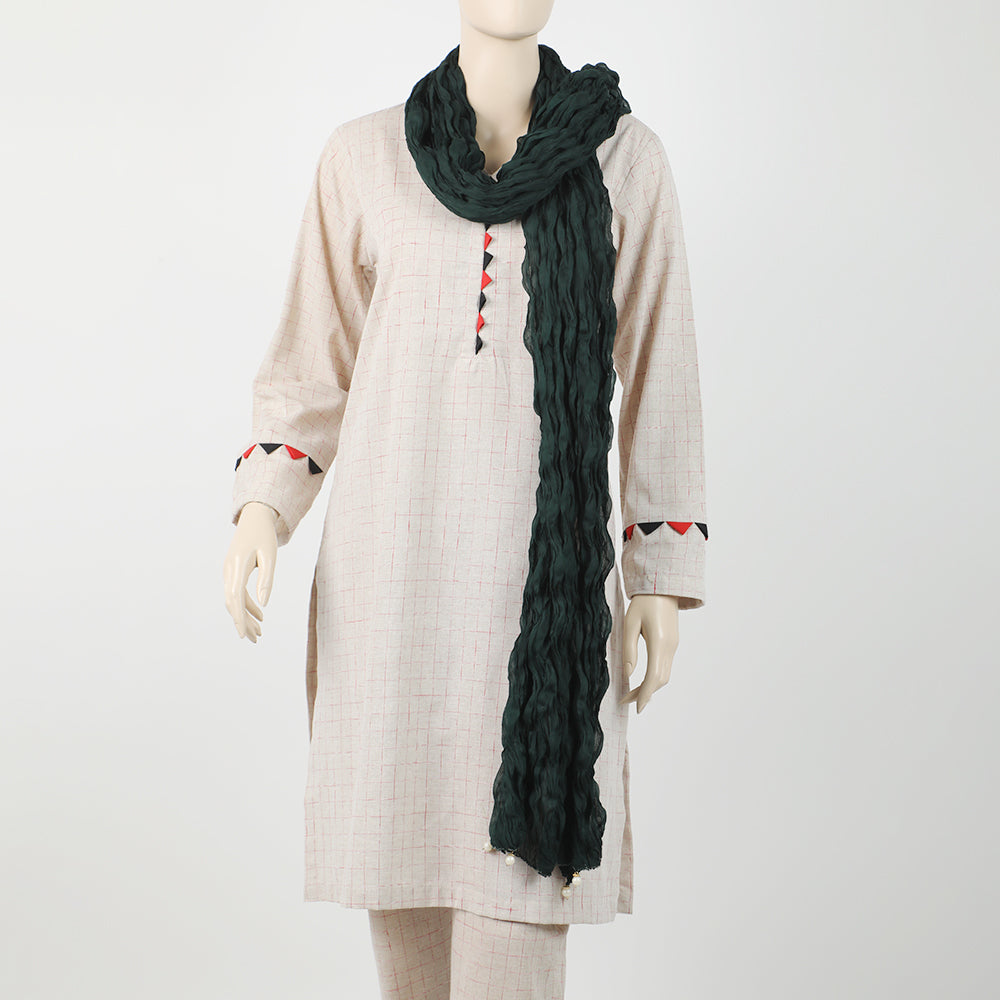 Women's Kurkure Dupatta - Green, Women Dupatta, Chase Value, Chase Value