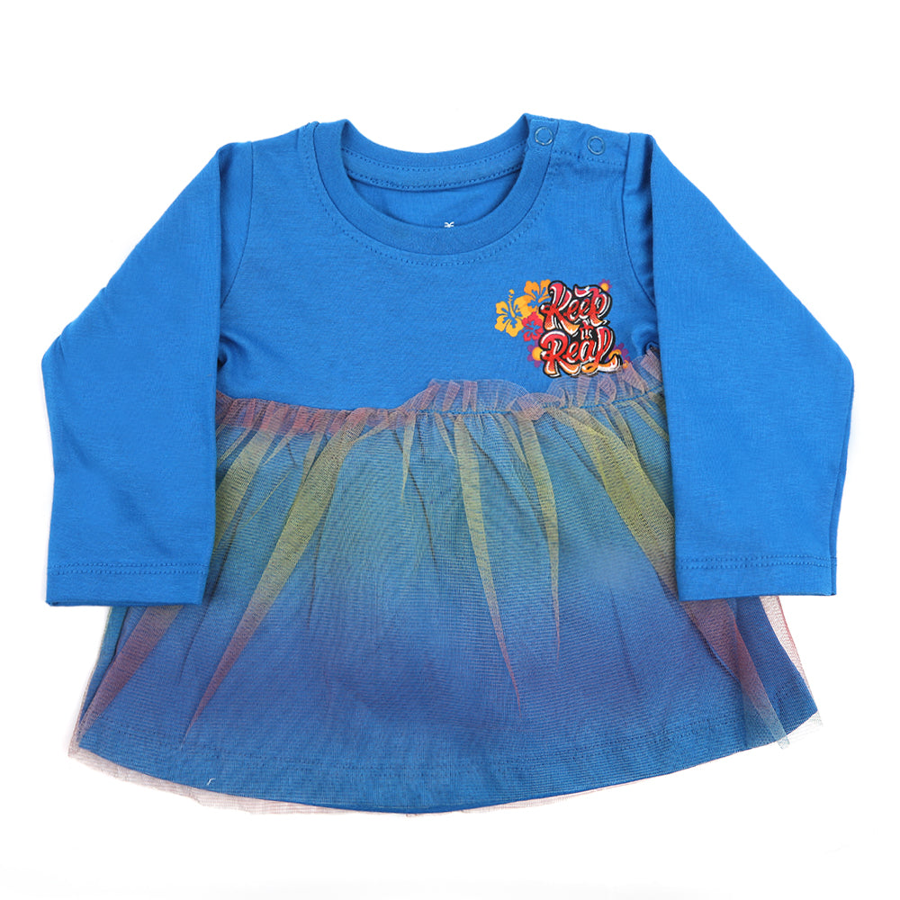 Eminent Newborn Full Sleeves Frock - Olympion, Newborn Girls Frocks, Eminent, Chase Value