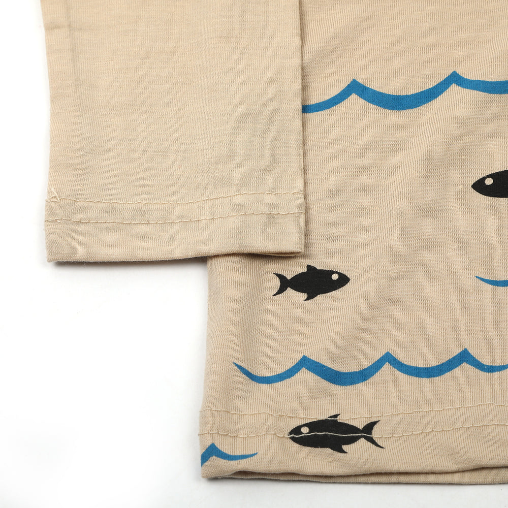 Boys Full Sleeves T-Shirt - Skin, Boys T-Shirts, Chase Value, Chase Value