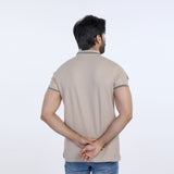Men's Half Sleeves Polo T-Shirt - Fawn, Men's T-Shirts & Polos, Chase Value, Chase Value