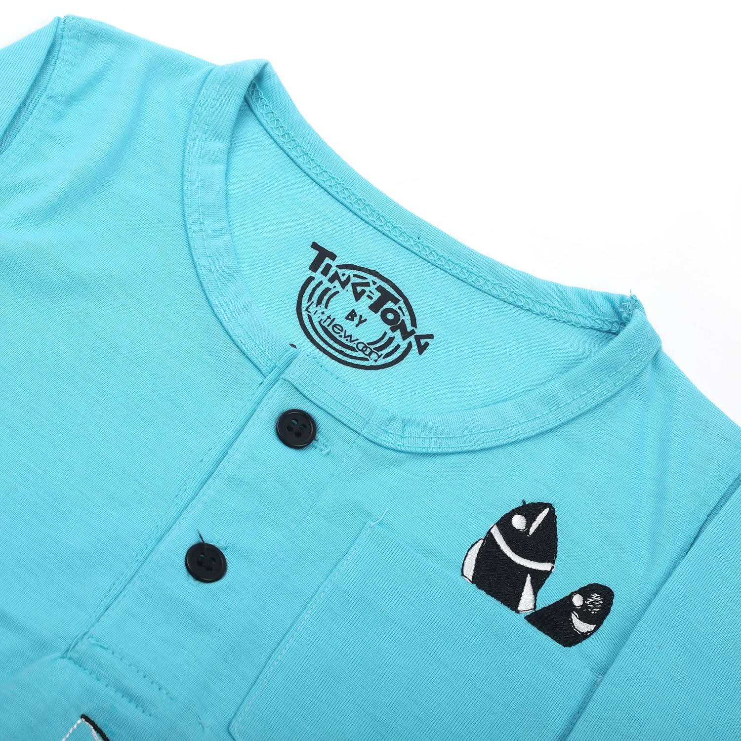 Boys Full Sleeves T-Shirt - Sky Blue, Boys T-Shirts, Chase Value, Chase Value