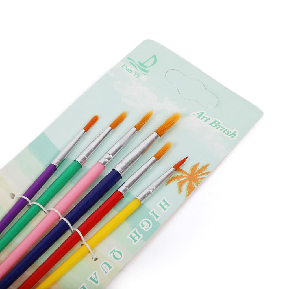 Paint Brush Pack of 6 - Multi Color, Coloring Tools, Chase Value, Chase Value
