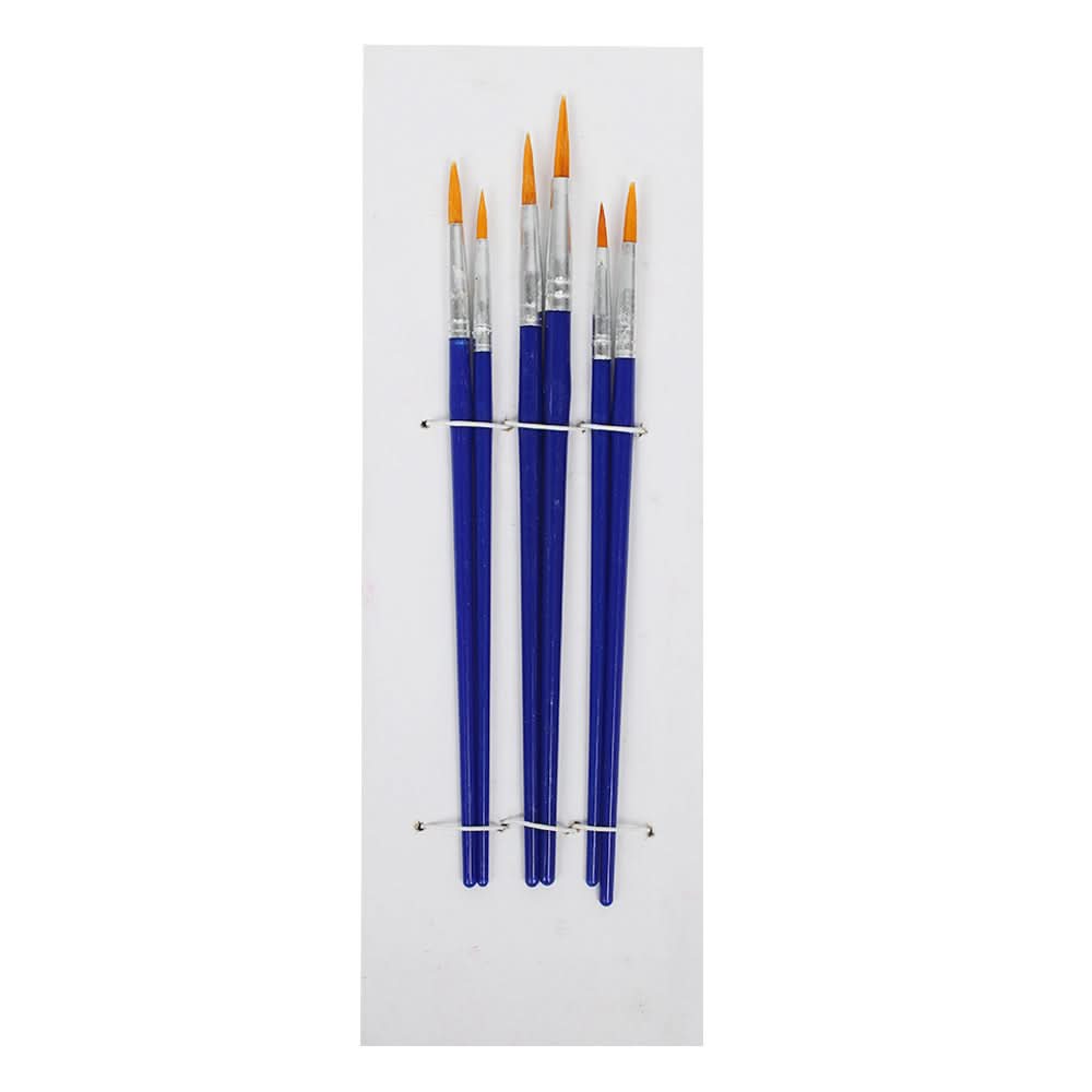 Paint Brush Pack of 6 - Navy Blue, Coloring Tools, Chase Value, Chase Value