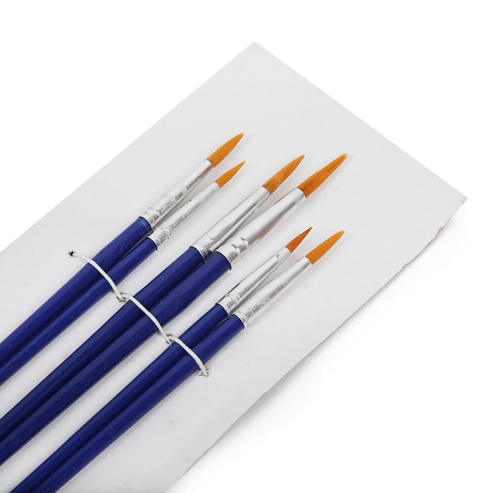 Paint Brush Pack of 6 - Navy Blue, Coloring Tools, Chase Value, Chase Value