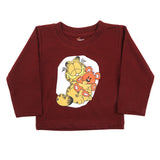 Newborn Boys Full Sleeves T-Shirt - Maroon, Newborn Boys Shirts & T-Shirts, Chase Value, Chase Value