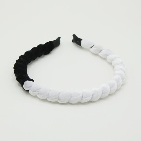 Women's Hair Band - Black and White, Women Hair & Head Jewellery, Chase Value, Chase Value