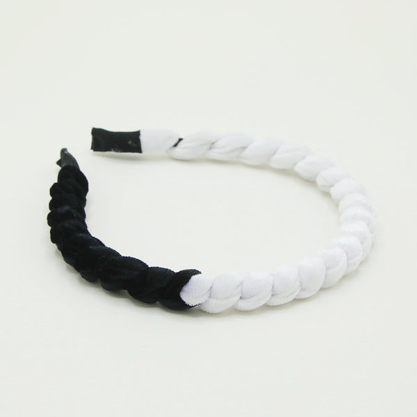 Women's Hair Band - Black and White, Women Hair & Head Jewellery, Chase Value, Chase Value