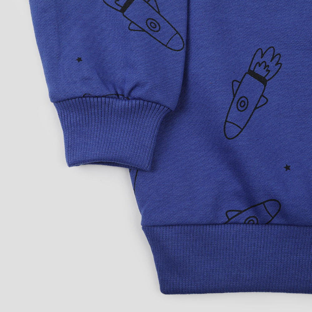 Boys Full Sleeves Hoodie - Royal Blue, Boys Hoodies & Sweat Shirts, Chase Value, Chase Value