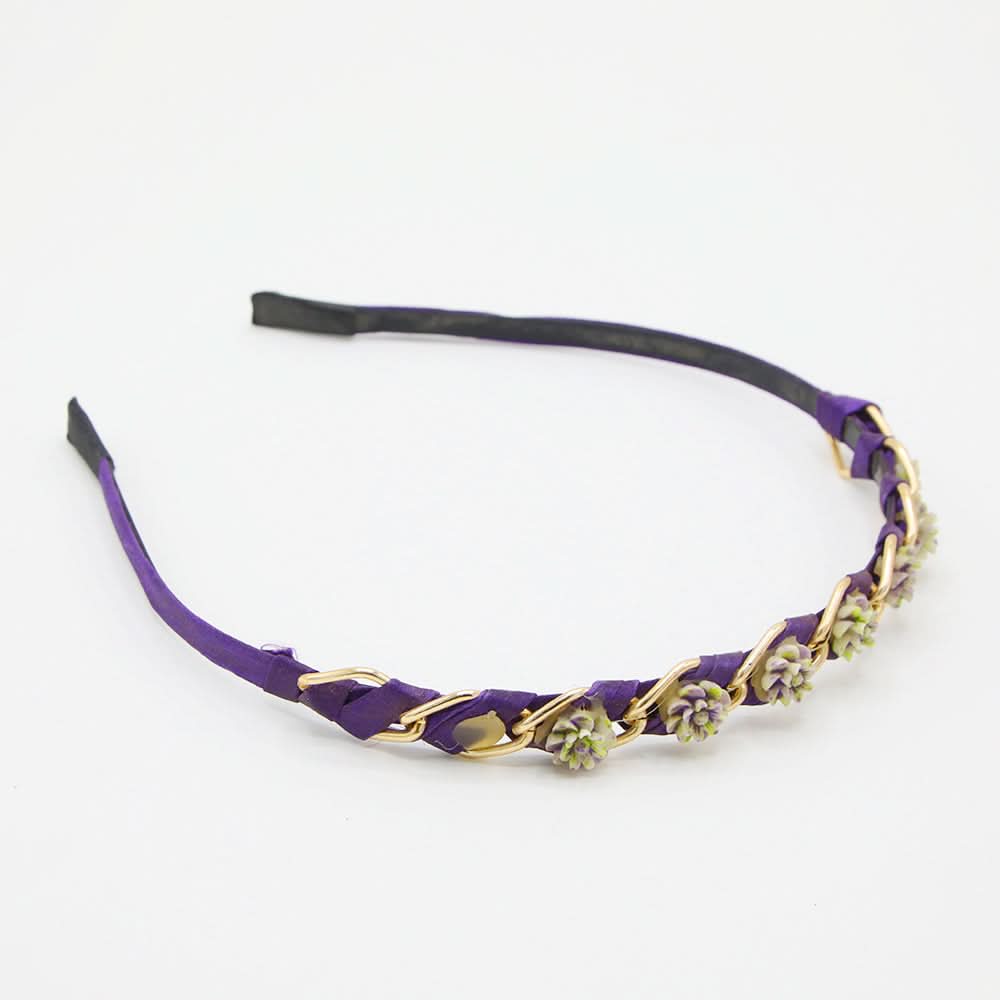 Women's Hair Band - Purple, Women Hair & Head Jewellery, Chase Value, Chase Value
