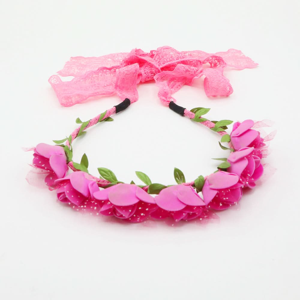 Women's Hair Band - Dark Pink, Women Hair & Head Jewellery, Chase Value, Chase Value