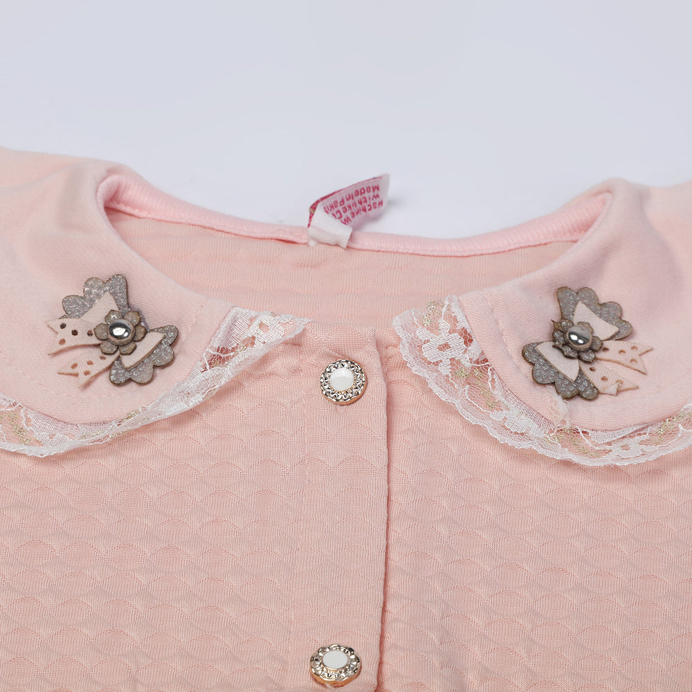 Girls Full Sleeves Tight Suit - Orange, Girls Suits, Chase Value, Chase Value