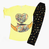 Girls Half Sleeves Suit - Yellow, Girls Suits, Chase Value, Chase Value