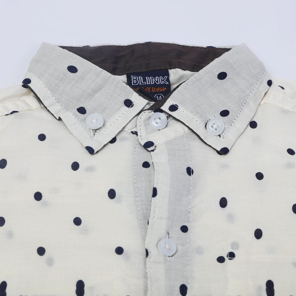 Boys Full Sleeves Shirt - White, Boys Shirts, Chase Value, Chase Value