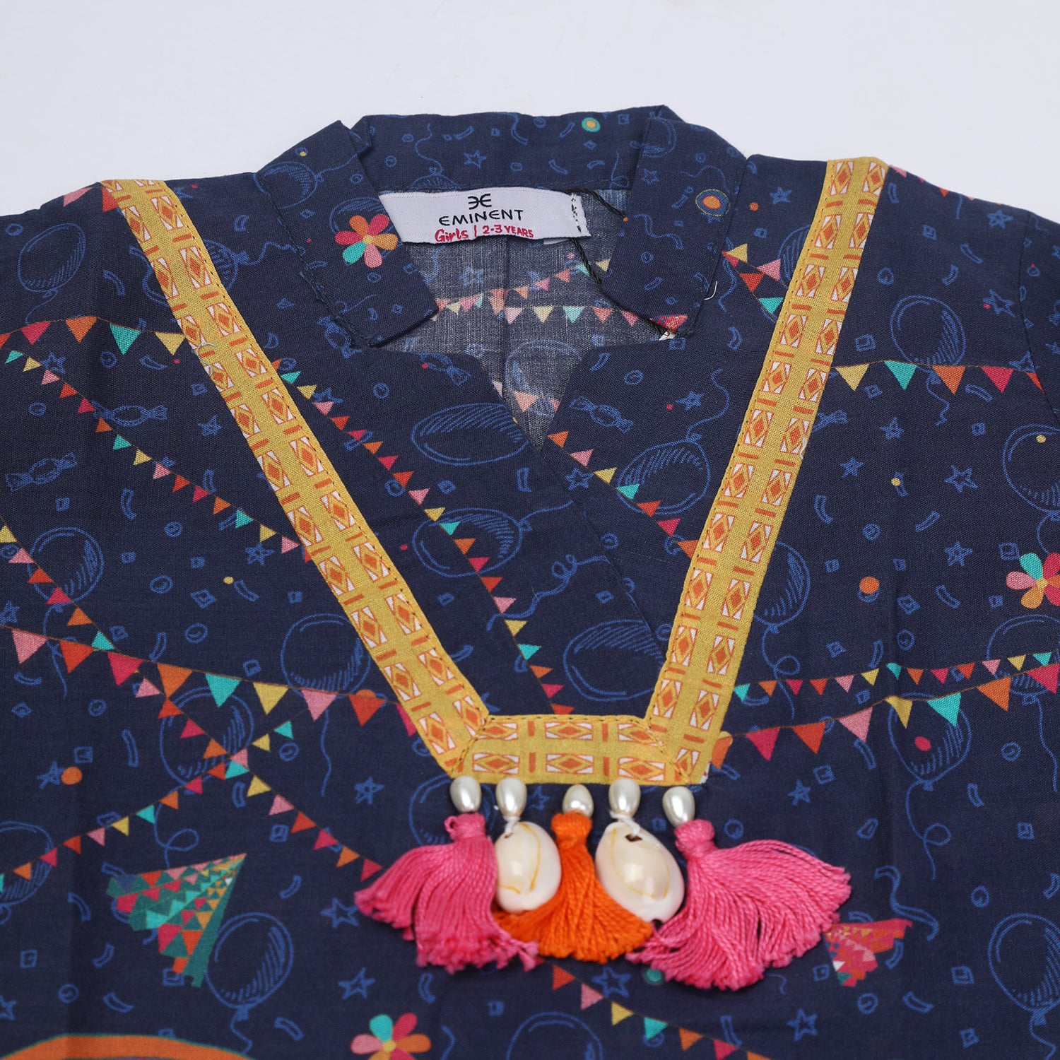 Girls Printed Kurti - Dark Blue, Girls Kurti, Chase Value, Chase Value