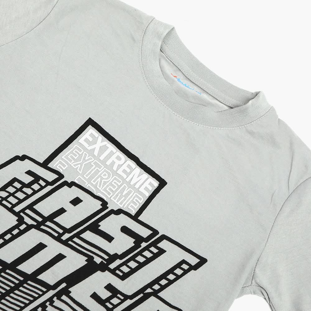 Boys Half Sleeves T-Shirt - Grey, Boys T-Shirts, Chase Value, Chase Value