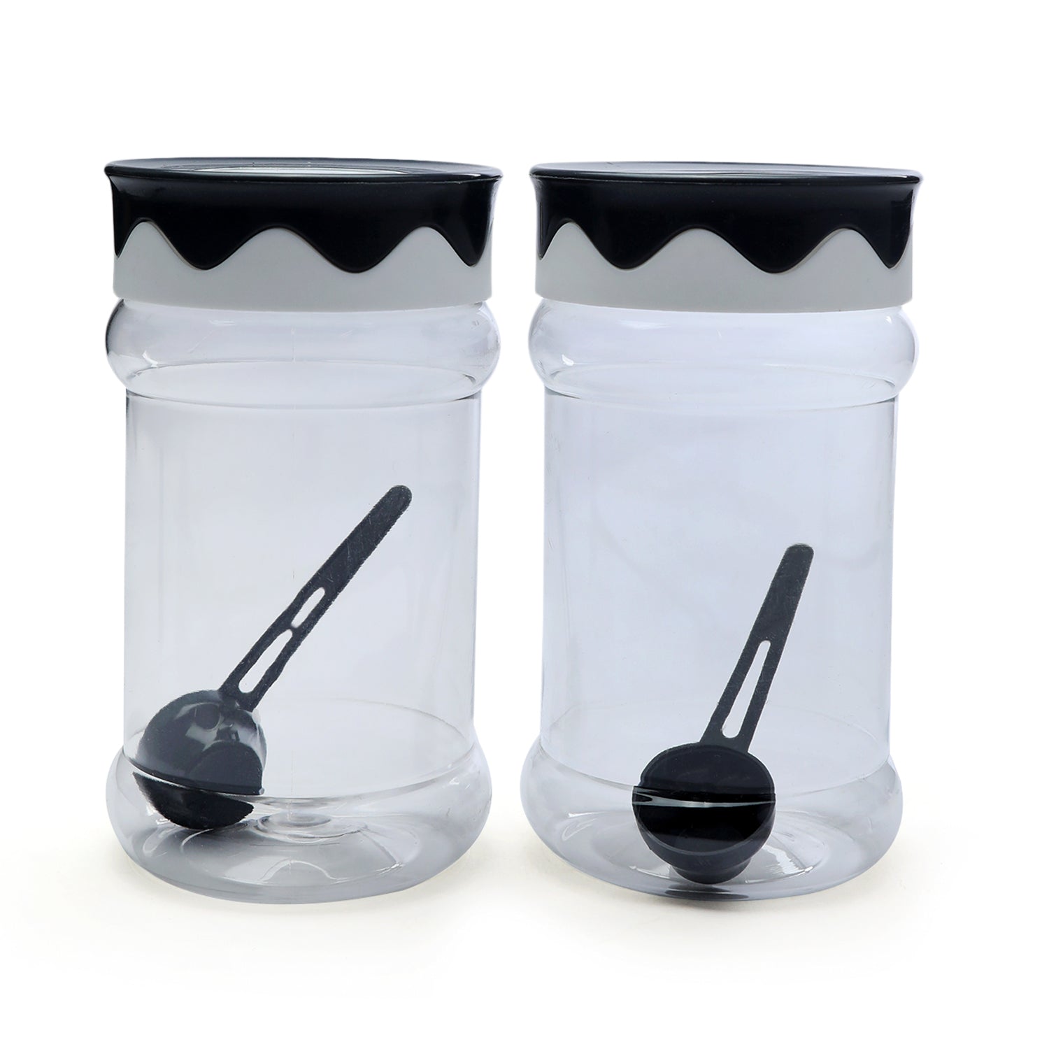 Safari Fancy Kitchen Jar Set 2Pcs 830-ML, Storage Boxes, Safari, Chase Value