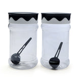 Safari Fancy Kitchen Jar Set 2Pcs 830-ML, Storage Boxes, Safari, Chase Value