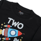 Newborn Boys Full Sleeves T-Shirt - Black, Newborn Boys Shirts & T-Shirts, Chase Value, Chase Value