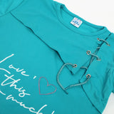 Girls Half Sleeves Suit - Sea Green, Girls Suits, Chase Value, Chase Value