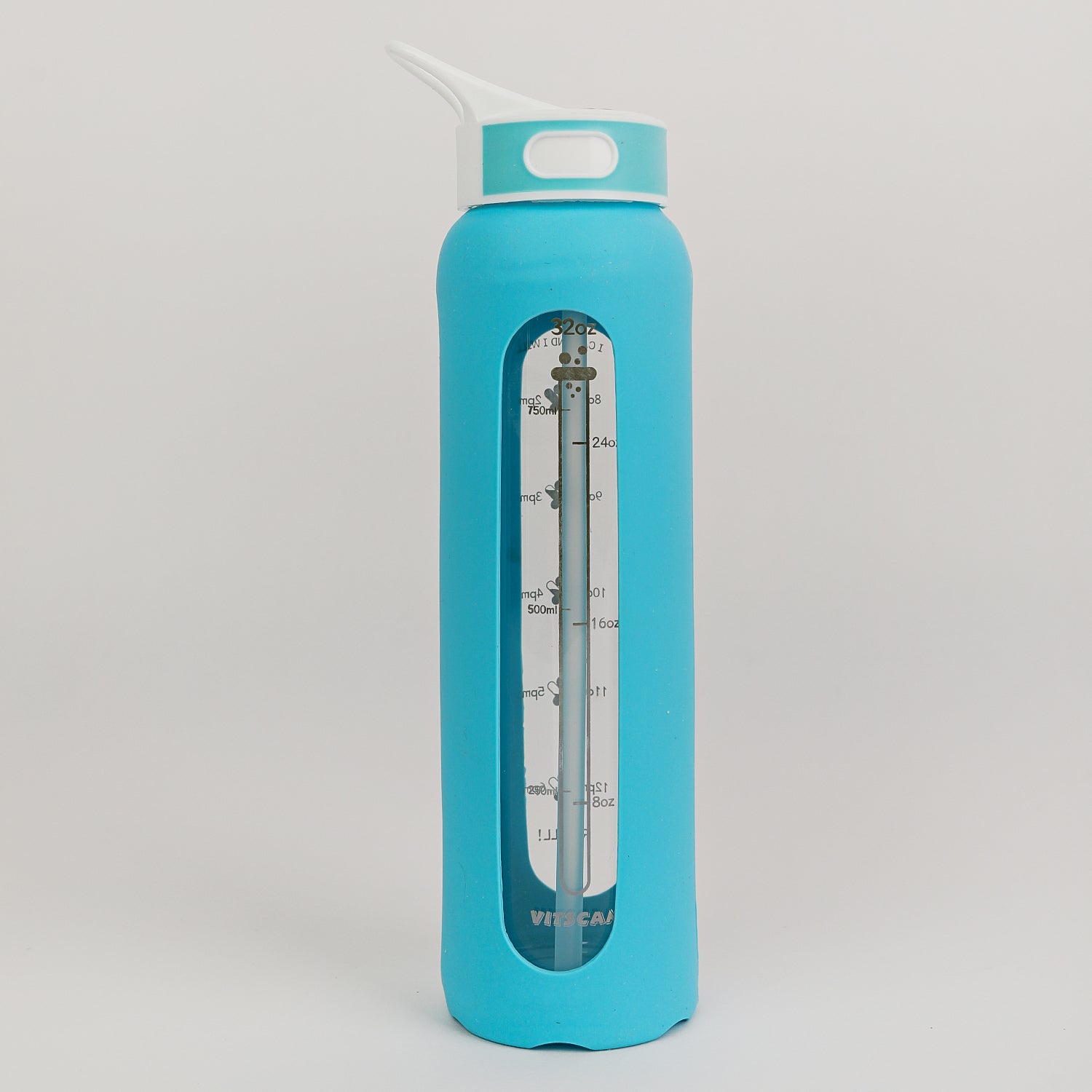 H2O Glass Water Bottle - Sky Blue, Water Bottle, Chase Value, Chase Value
