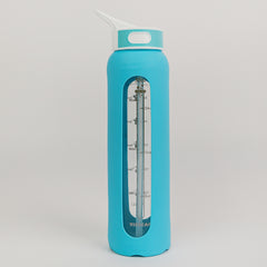 H2O Glass Water Bottle - Sky Blue