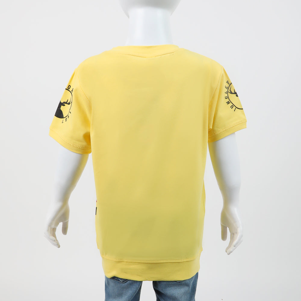 Boys T-Shirt - Yellow, Boys T-Shirts, Chase Value, Chase Value