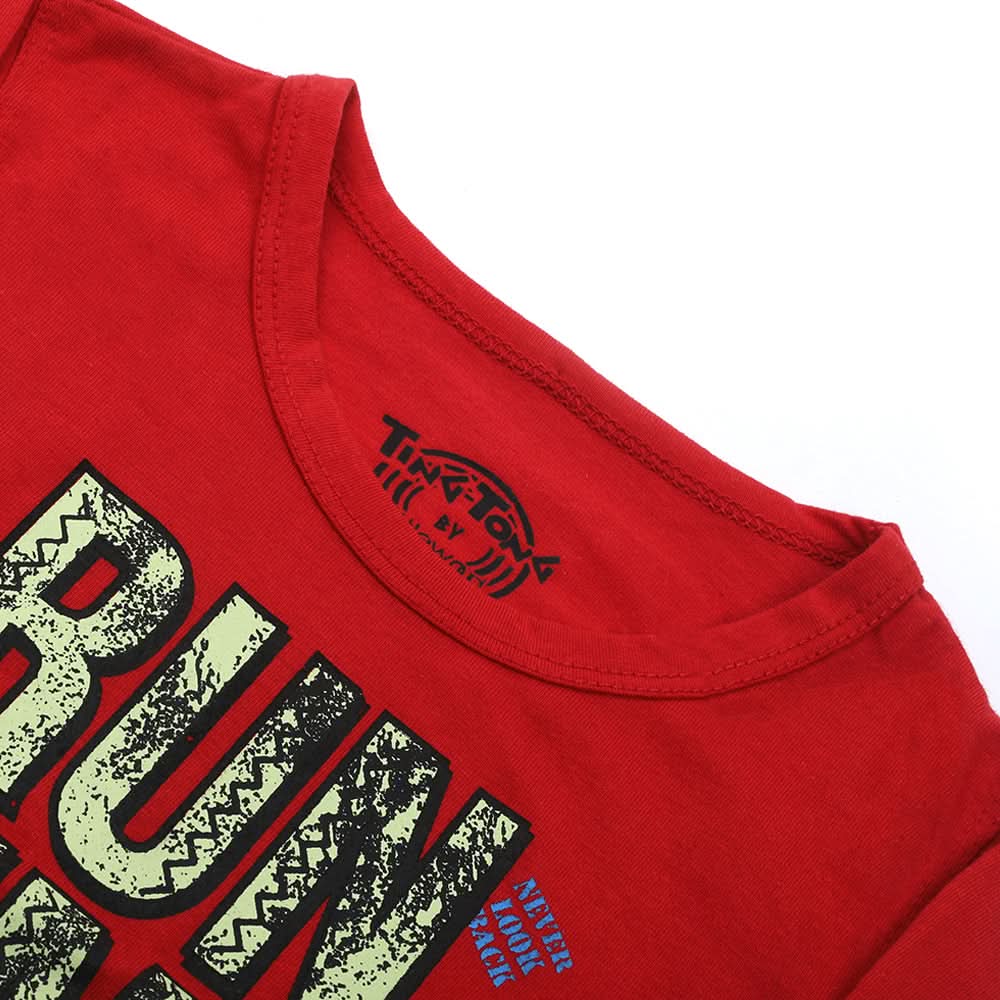 Boys Full Sleeves T-Shirt - Red, Boys T-Shirts, Chase Value, Chase Value